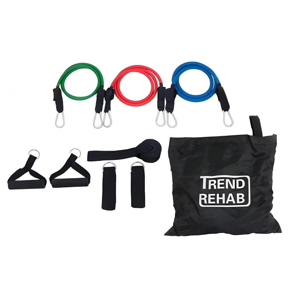 TrendRehab - Styrkeband 3-pack – 7 till 28 kg motstånd