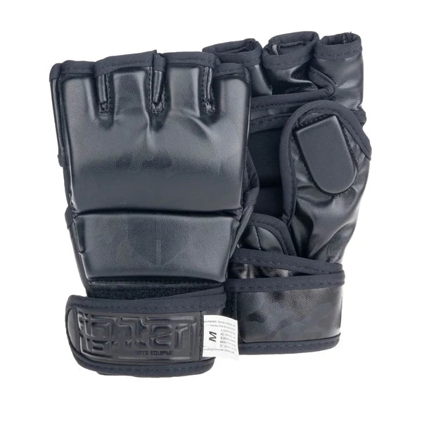 Fighter MMA-handskar för tävling - svart kamouflage, FMG-002CBK