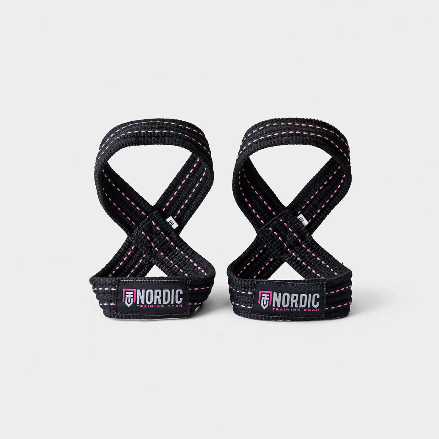 Nordic Training Gear Figure 8 Lifting Straps- rosa