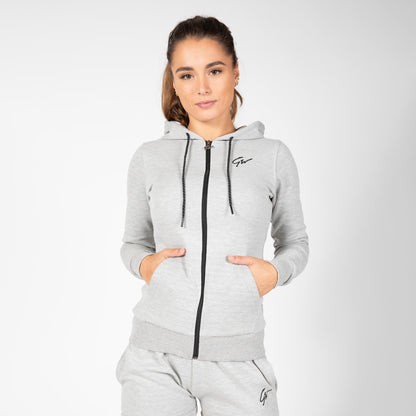 Gorilla Wear Pixley Zipped Hoodie, grå