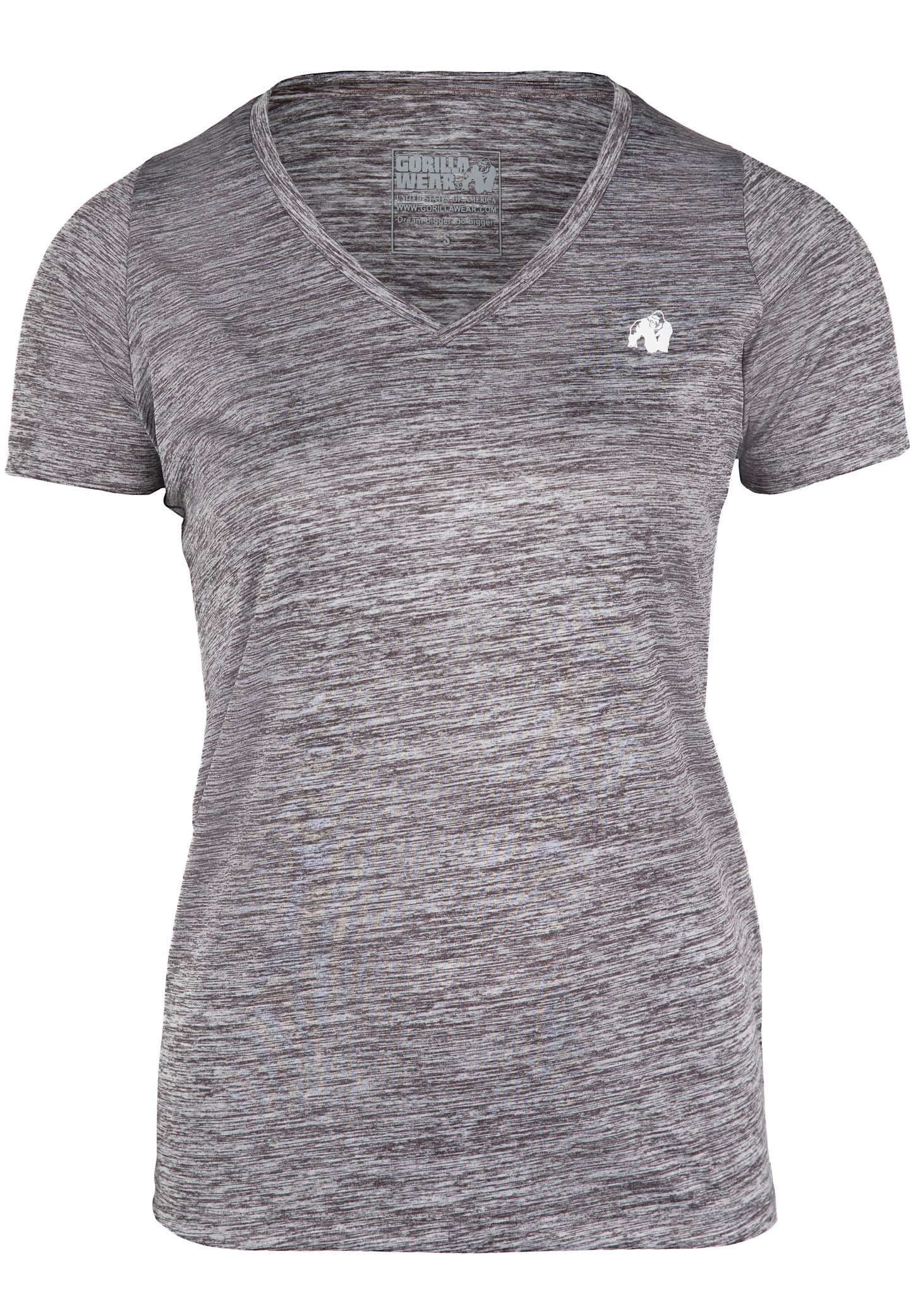 Gorilla Wear Elmira V-Neck T-Shirt, grå
