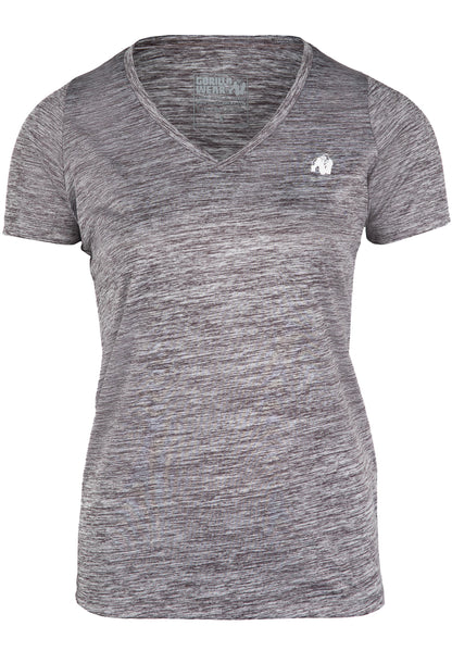 Gorilla Wear Elmira V-Neck T-Shirt, grå