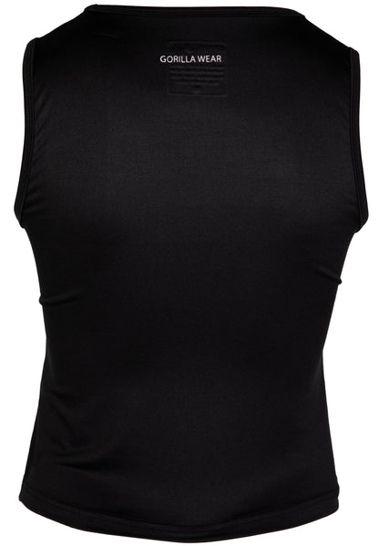 Gorilla Wear Estelle Twisted Crop Top, svart