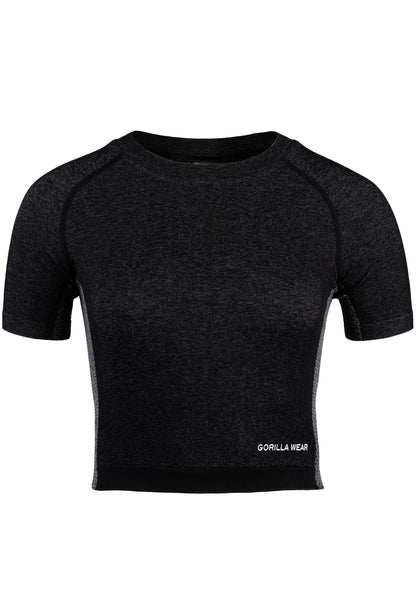 Gorilla Wear Selah Seamless Crop Top, svart