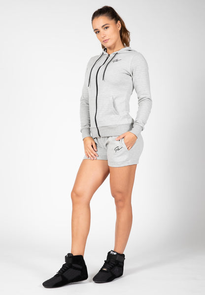 Gorilla Wear Pixley Zipped Hoodie, grå