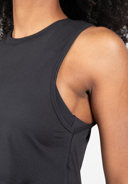 Gorilla Wear Colby Cropped Tank Top, Svart
