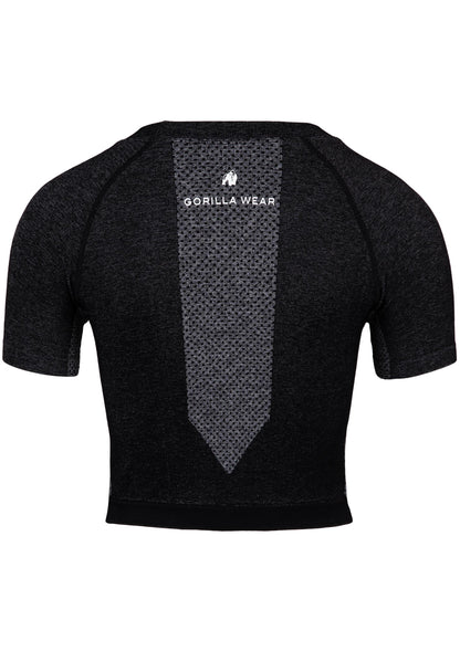 Gorilla Wear Selah Seamless Crop Top, svart