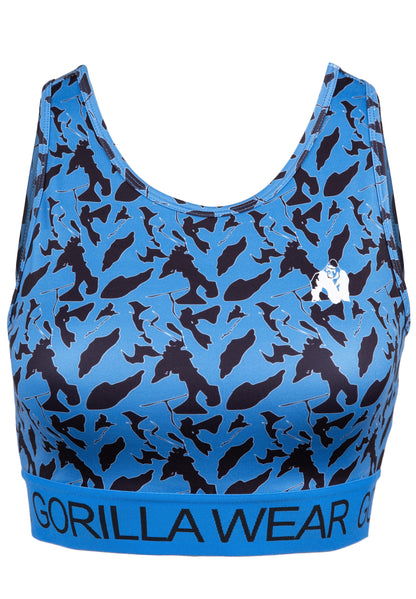 Gorilla Wear Osseo Crop Top, blå