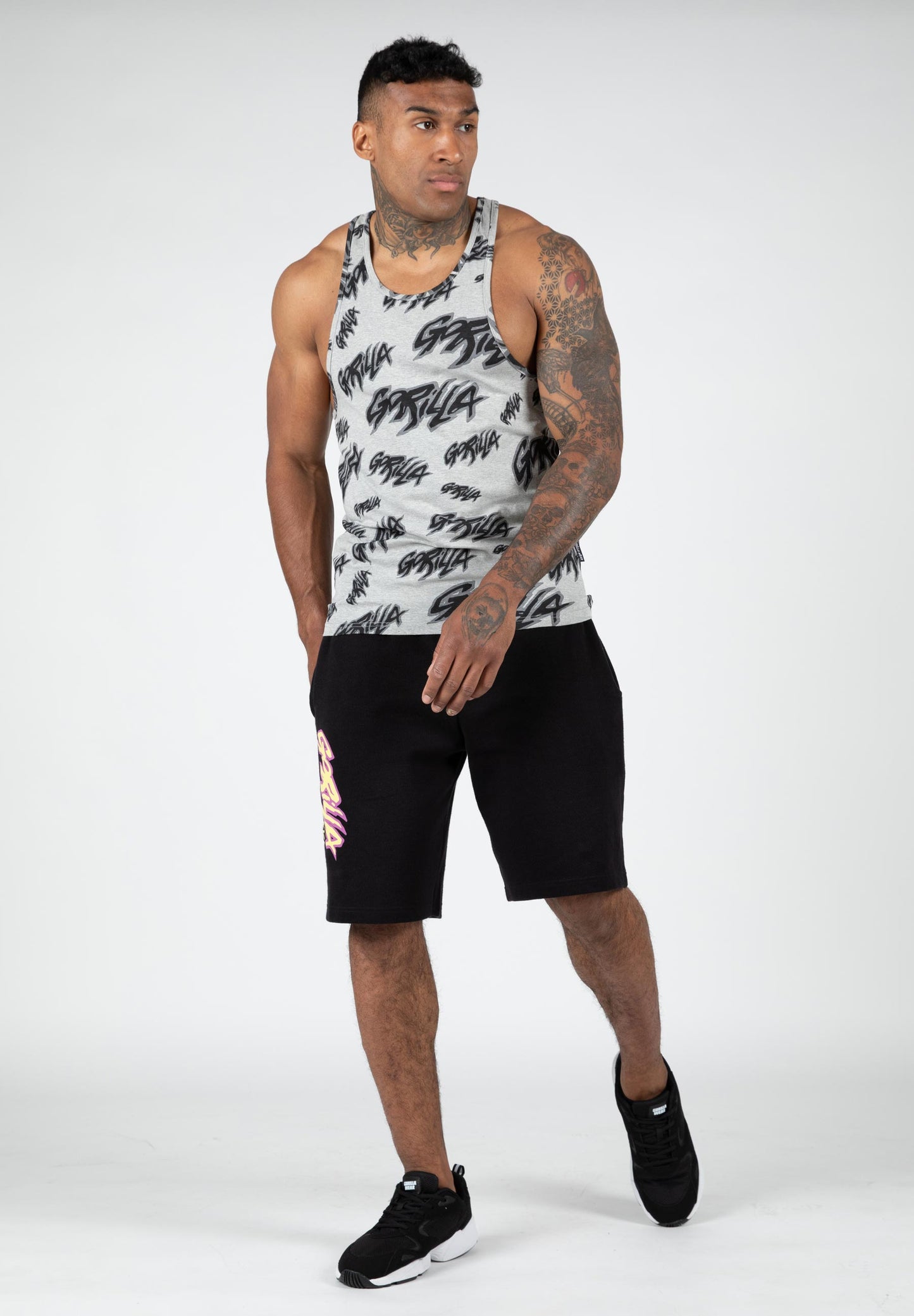 Gorilla Wear Legacy Tank Top, grå/svart