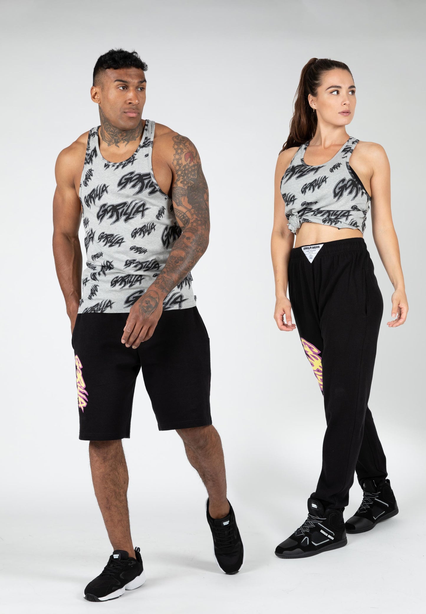Gorilla Wear Legacy Tank Top, grå/svart