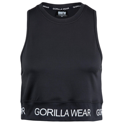 Gorilla Wear Colby Cropped Tank Top, Svart