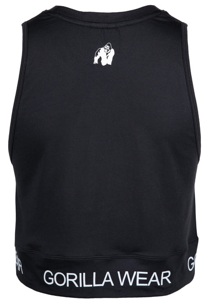 Gorilla Wear Colby Cropped Tank Top, Svart