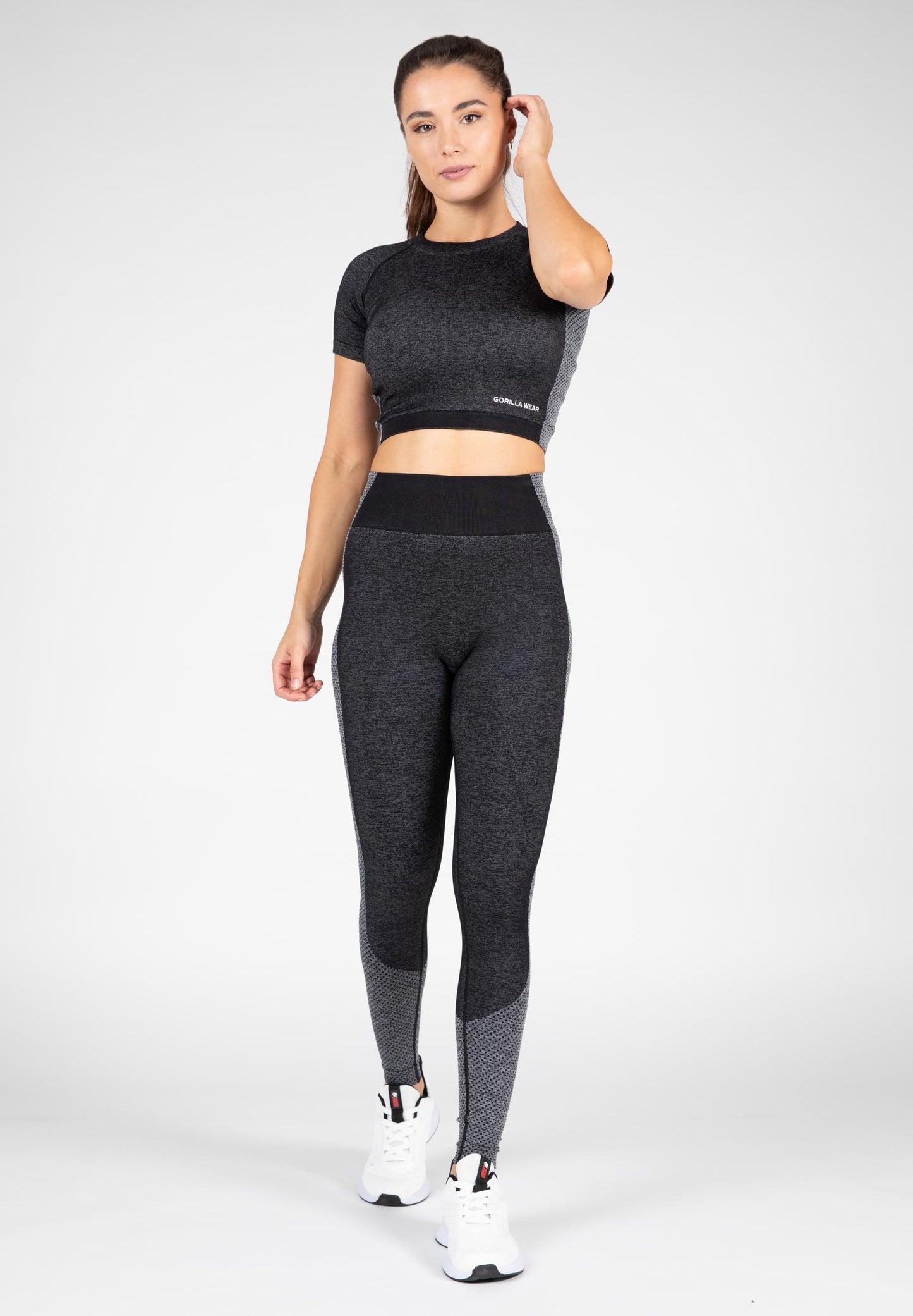 Gorilla Wear Selah Seamless Crop Top, svart