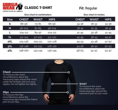 Gorilla Wear Classic T-Shirt, svart