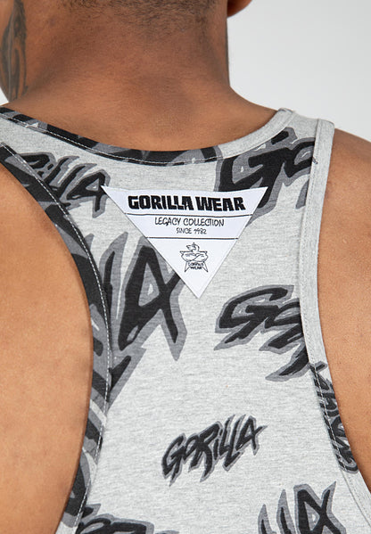 Gorilla Wear Legacy Tank Top, grå/svart