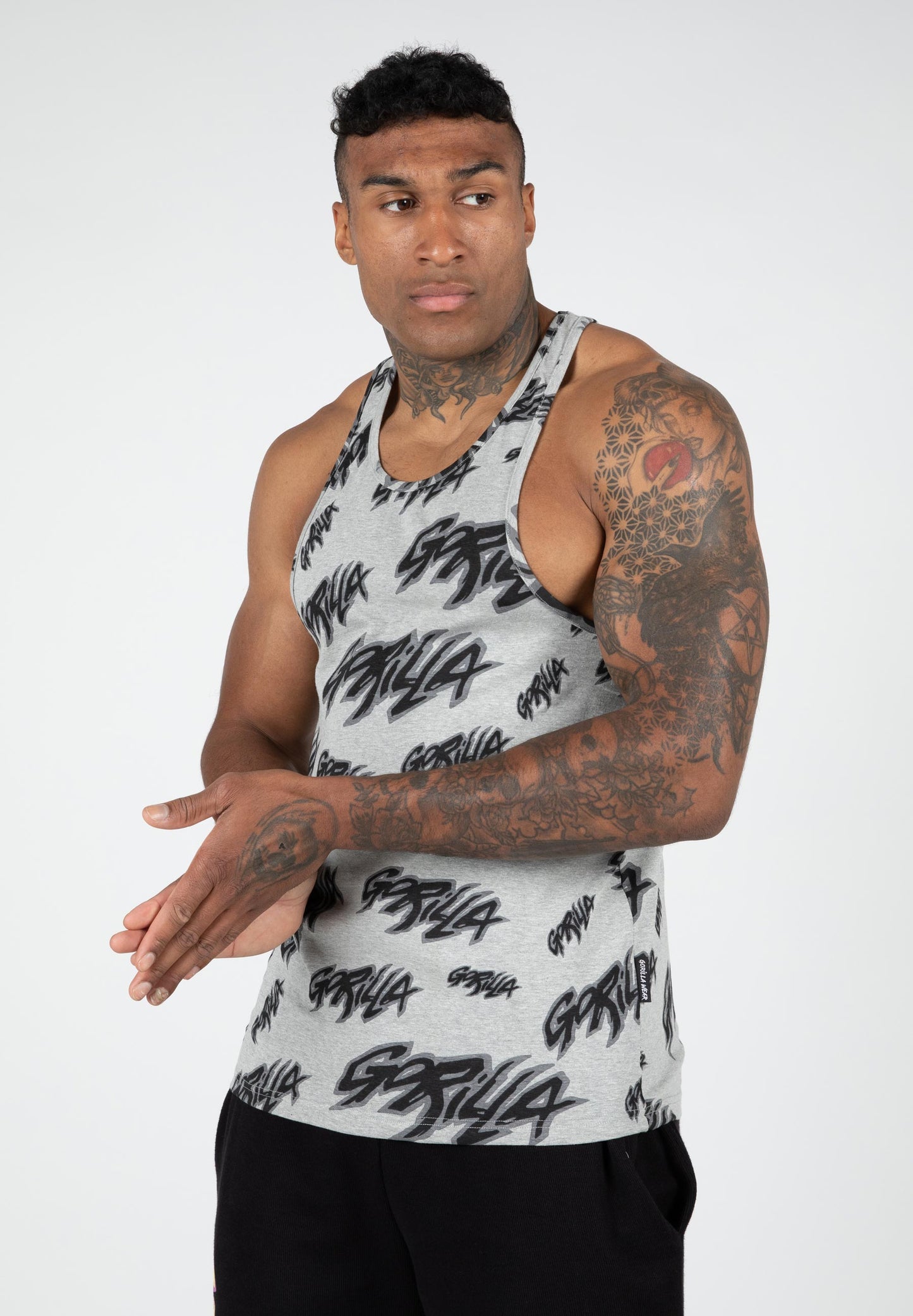 Gorilla Wear Legacy Tank Top, grå/svart