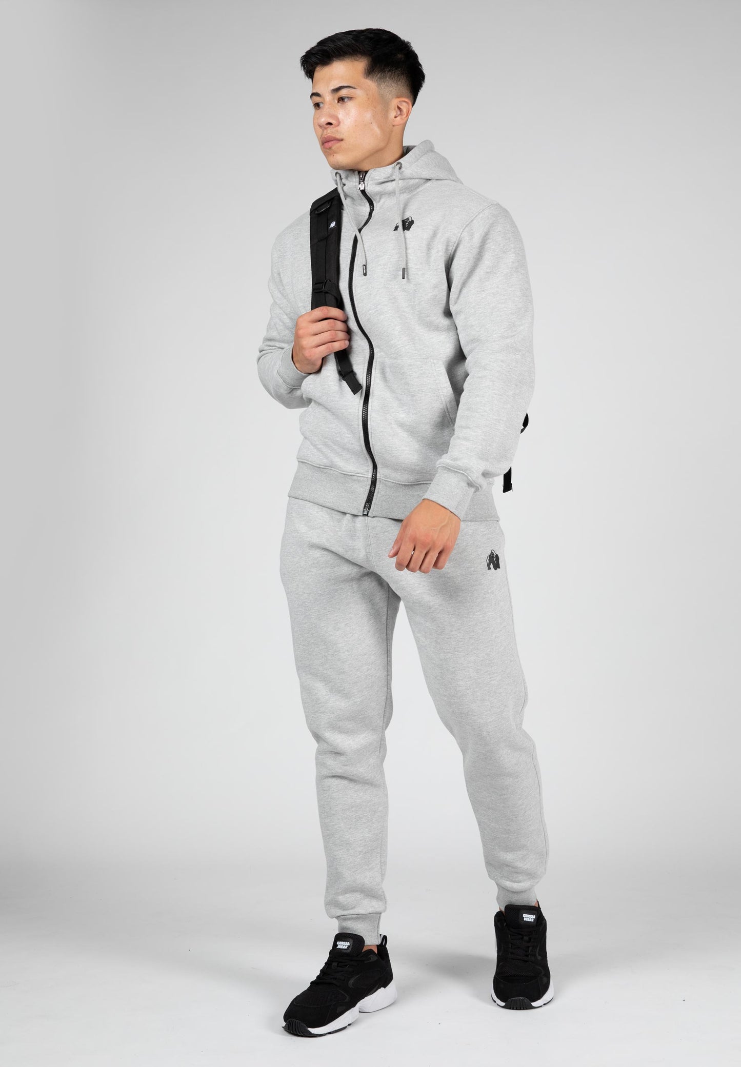 Gorilla Wear Kennewick Zipped Hoodie, grå