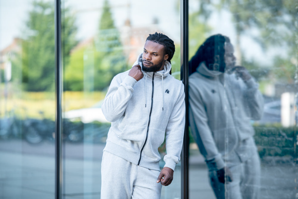 Gorilla Wear Kennewick Zipped Hoodie, grå