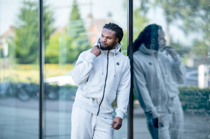 Gorilla Wear Kennewick Zipped Hoodie, grå