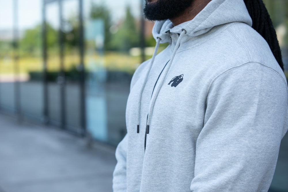 Gorilla Wear Kennewick Zipped Hoodie, grå
