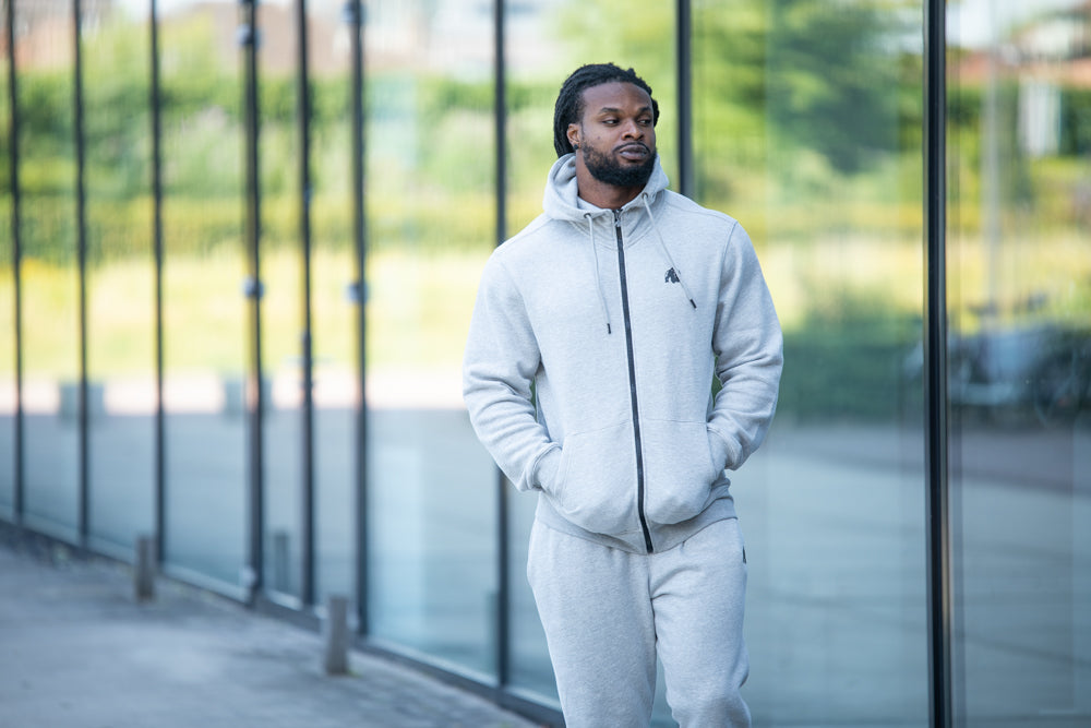 Gorilla Wear Kennewick Zipped Hoodie, grå