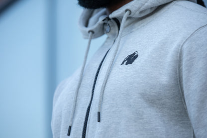 Gorilla Wear Kennewick Zipped Hoodie, grå