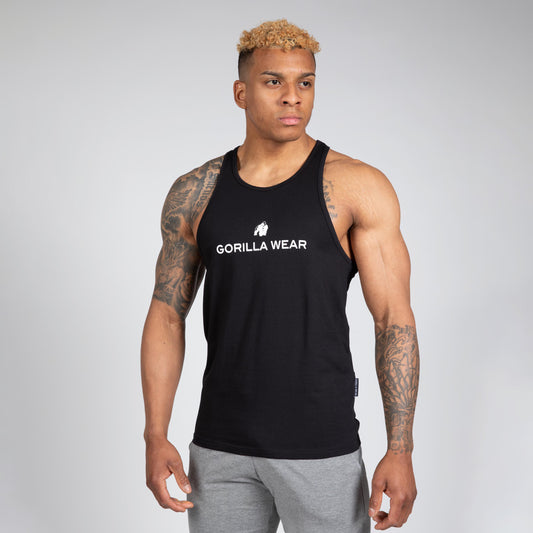 Gorilla Wear Carter Stretch Tank Top, svart