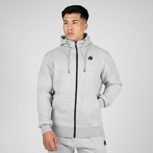 Gorilla Wear Kennewick Zipped Hoodie, grå