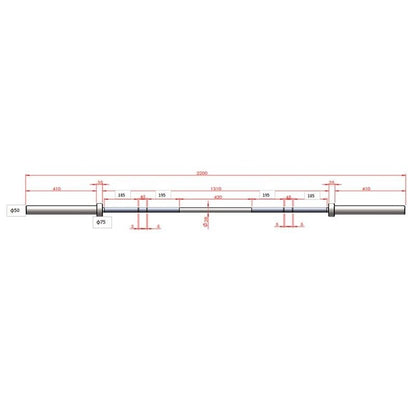 GYMSTICK 20kg Competition Bar