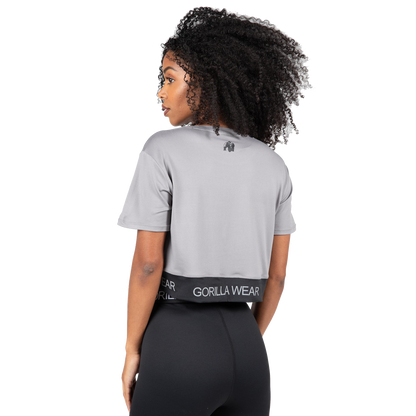Gorilla Wear Colby Cropped T-Shirt, grå