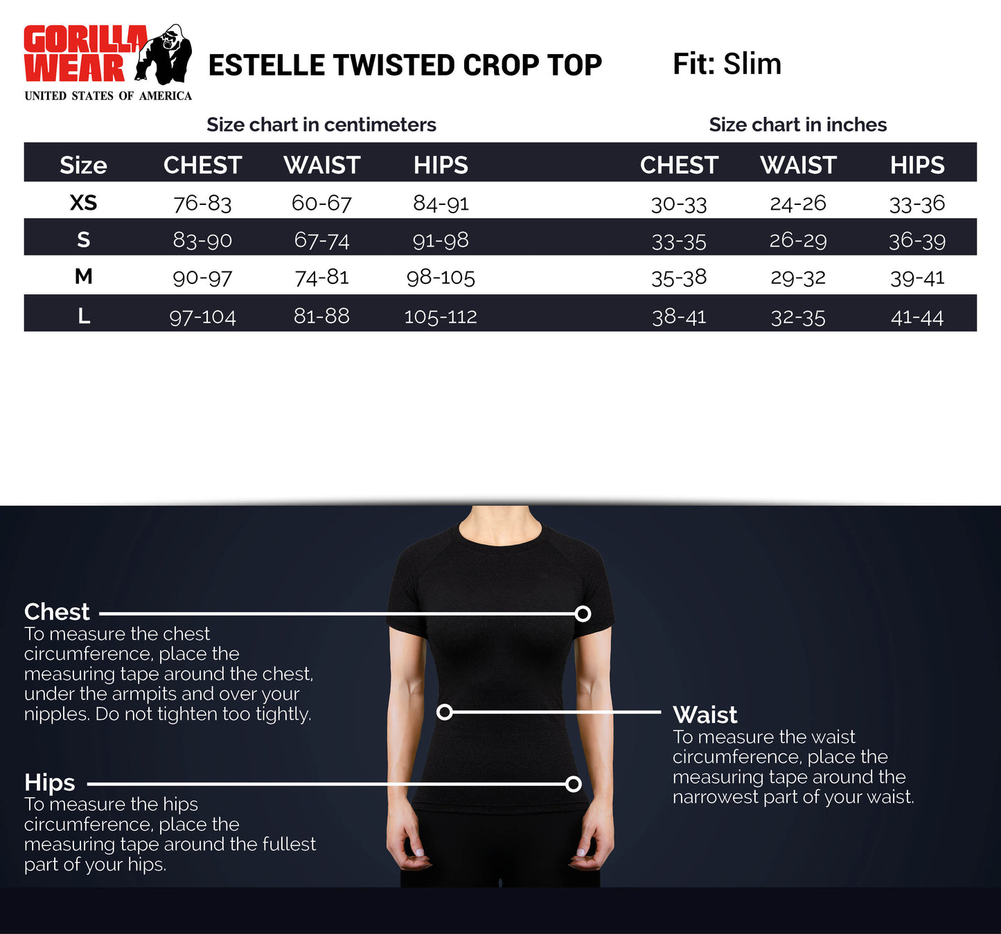 Gorilla Wear Estelle Twisted Crop Top, lilac