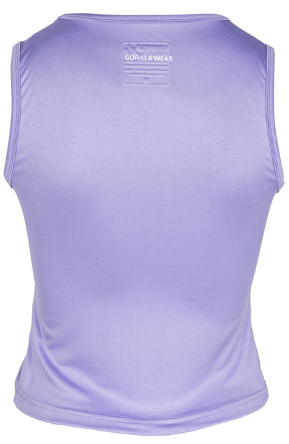 Gorilla Wear Estelle Twisted Crop Top, lilac