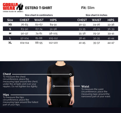 Gorilla Wear Estero T-Shirt, svart