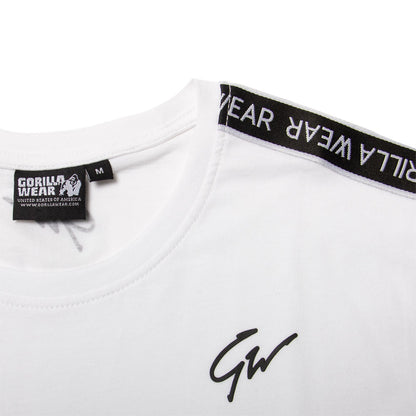 Gorilla Wear Chester T-Shirt, vit/svart