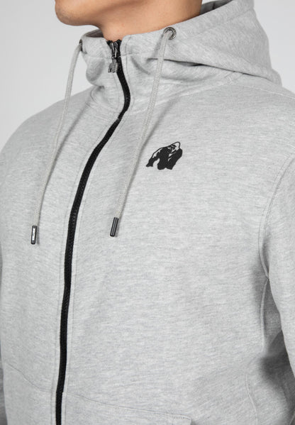 Gorilla Wear Kennewick Zipped Hoodie, grå