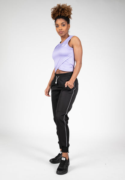 Gorilla Wear Estelle Twisted Crop Top, lilac