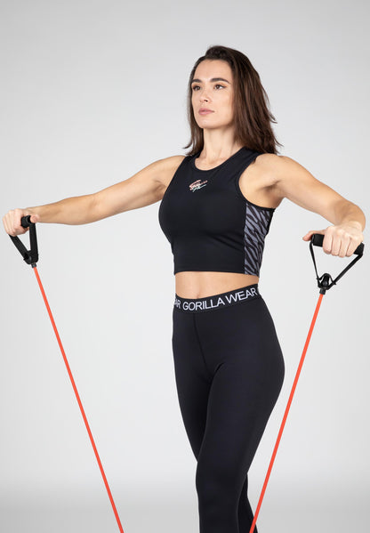 Gorilla Wear Zion Crop Top, svart