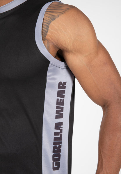 Gorilla Wear Hornell Tank Top, svart/grå