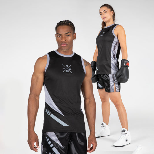 Gorilla Wear Hornell Tank Top, svart/grå