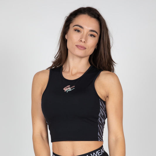 Gorilla Wear Zion Crop Top, svart