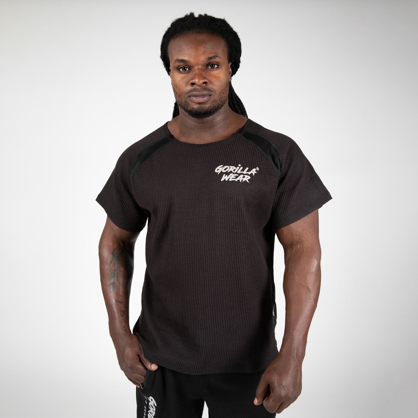 Gorilla Wear Augustine Old School Work Out Top, svart