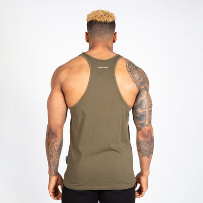 Gorilla Wear Carter Stretch linne, armégrön