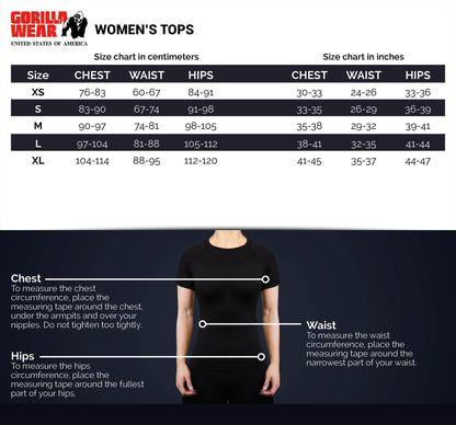 Gorilla Wear Selah Seamless Crop Top, blå