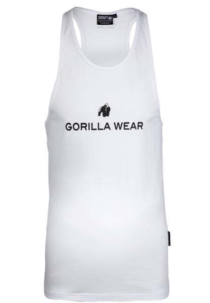 Gorilla Wear Carter Stretch Tank Top, vit