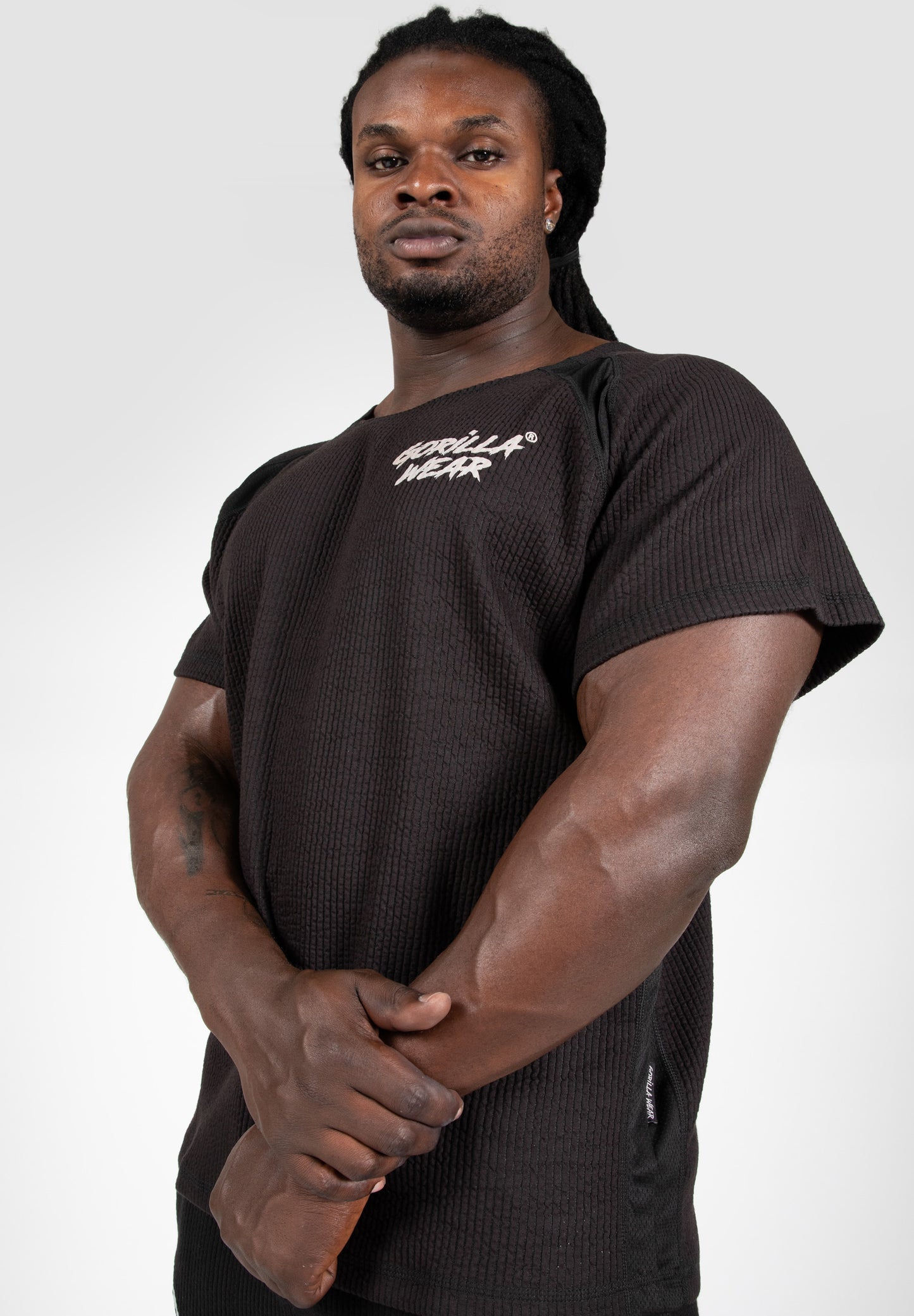 Gorilla Wear Augustine Old School Work Out Top, svart