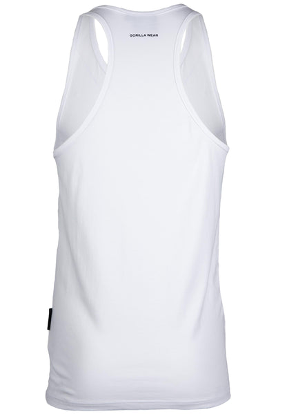 Gorilla Wear Carter Stretch Tank Top, vit