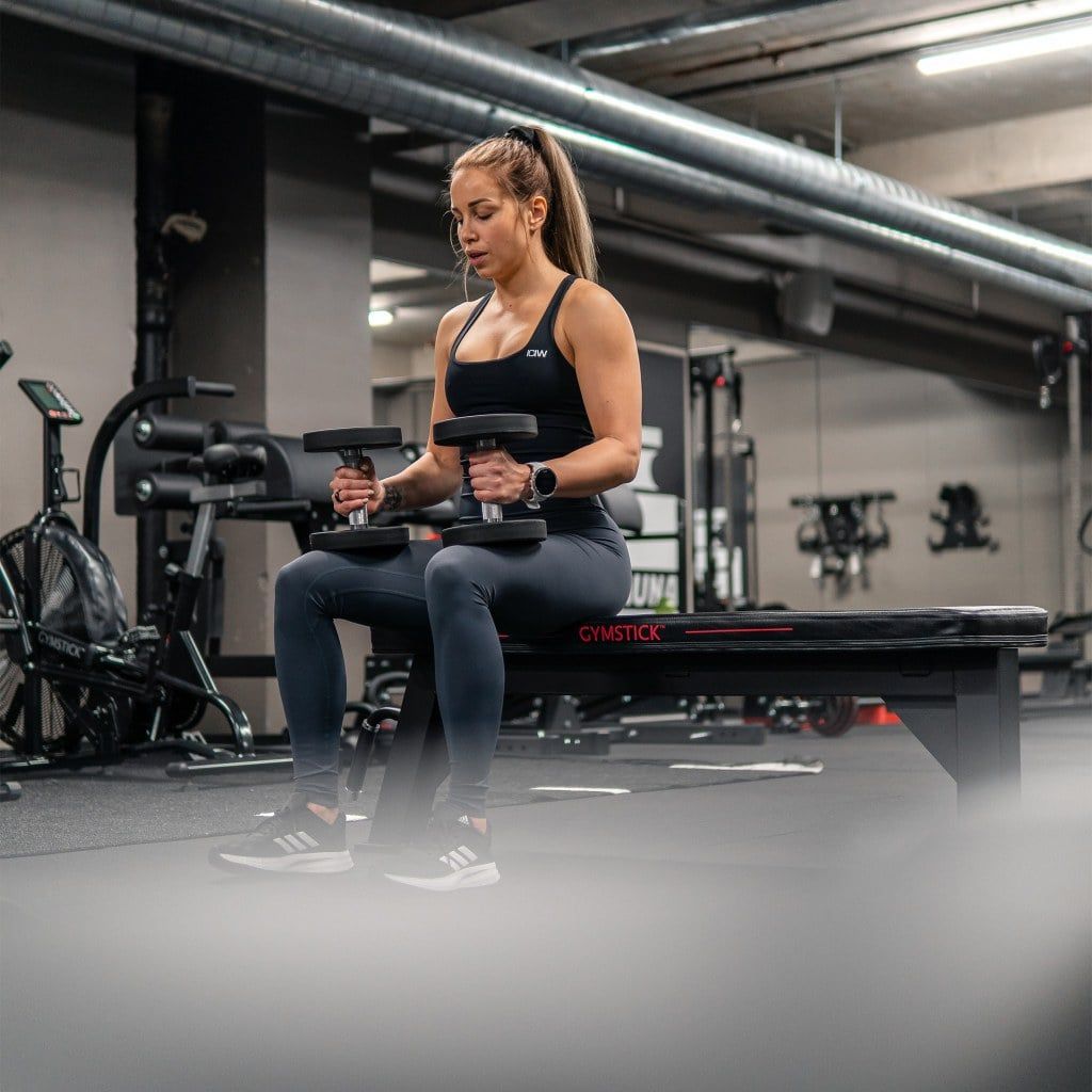 GYMSTICK Flat Bench Pro