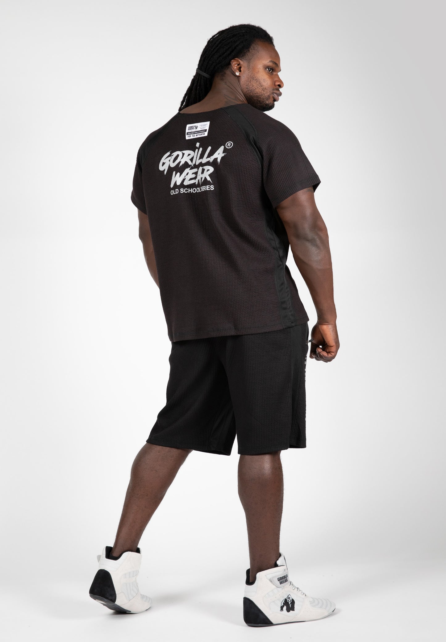 Gorilla Wear Augustine Old School Work Out Top, svart