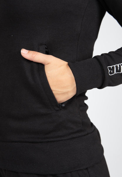 Gorilla Wear Marion Zipped Hoodie, svart