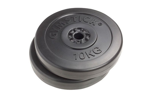 GYMSTICK 2 x 10kg Vinyl Plates